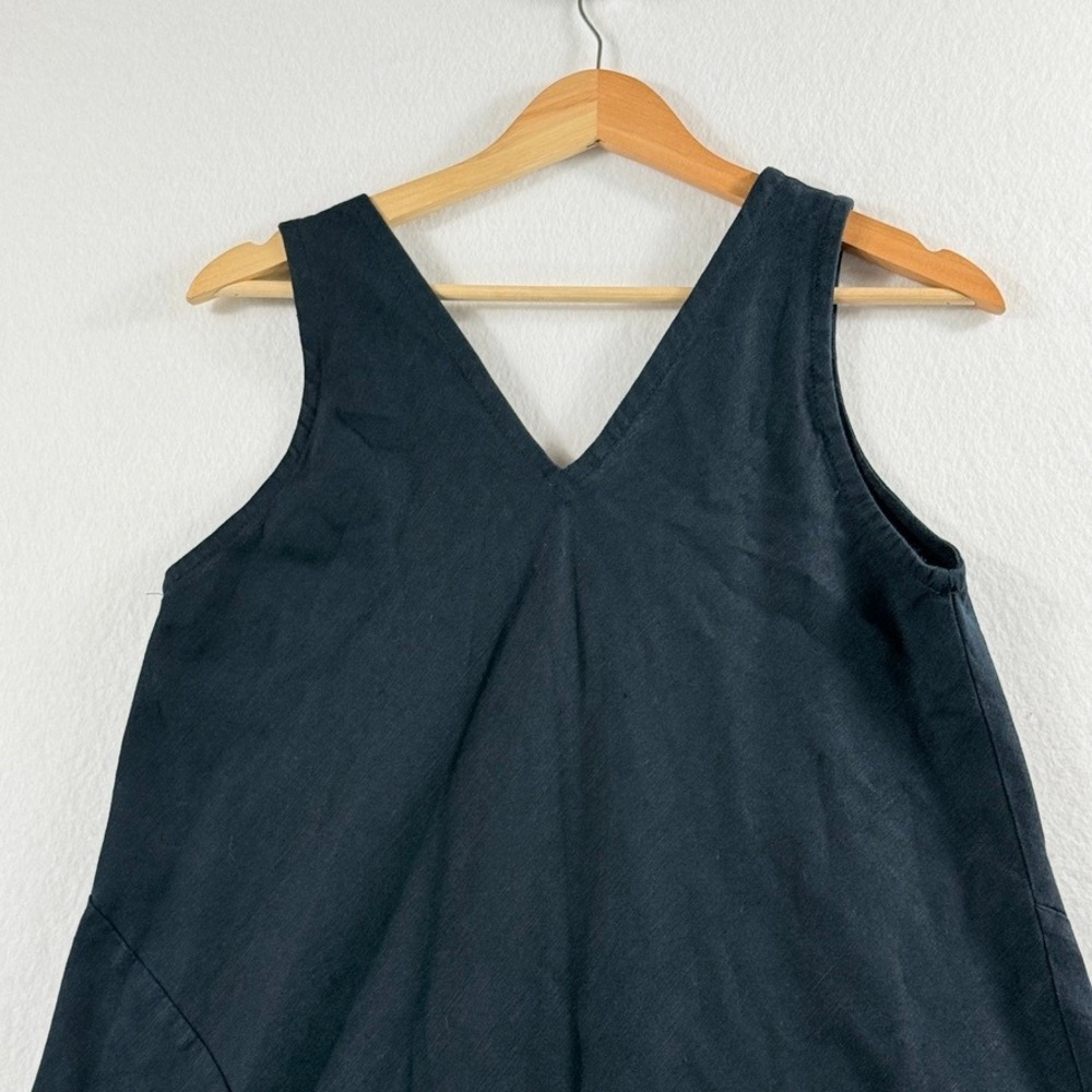 Magic of the Moon‎ Dress Womens Medium Blue Torn Raw Hem Lagenlook Artisan Artsy - Picture 8 of 12